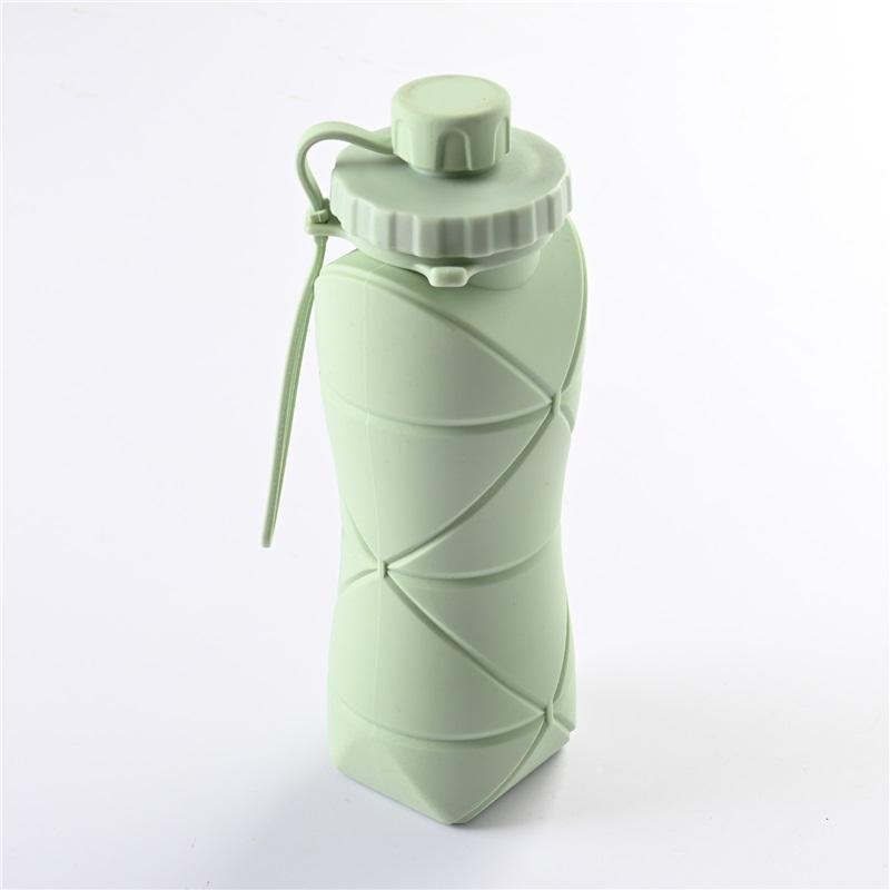 Silikon Faltbarer Wasserbecher Große Kapazität Outdoor Reise Tragbar Sport Wasserflasche Hitzebeständig Lebensmittelqualität Kreativer Faltbecher