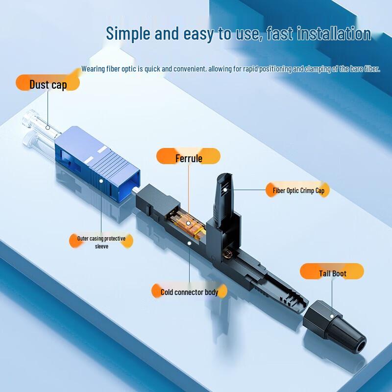 SAMZHE OFC-SC10 Fiber Optic SC/UPC Cold Connector