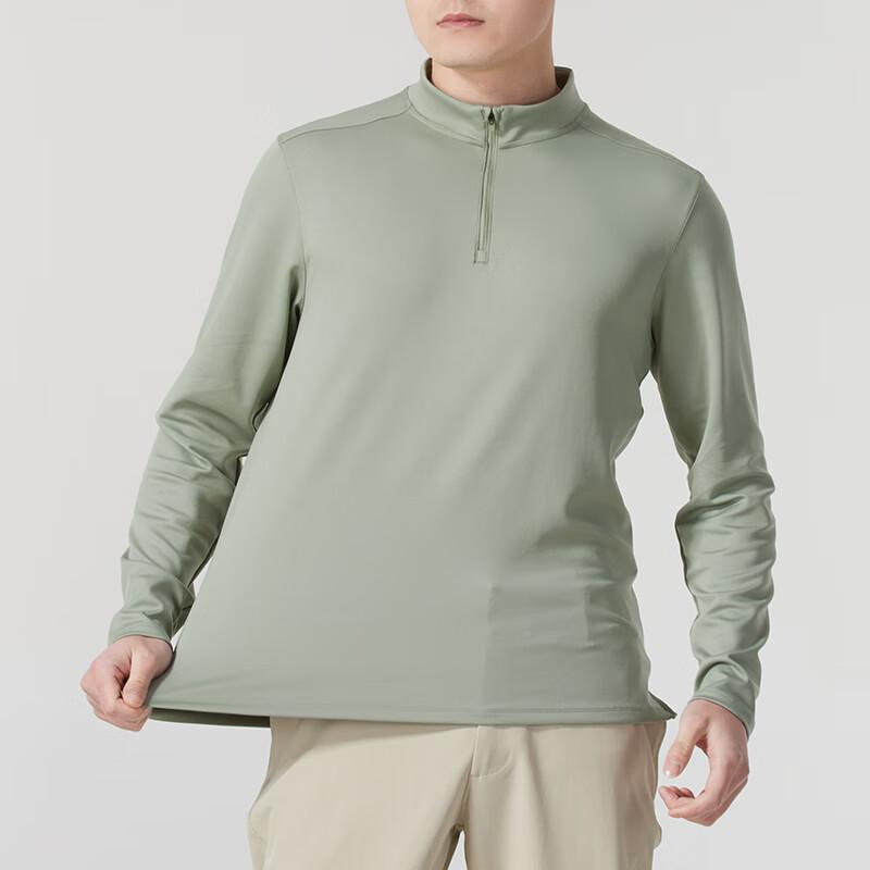 Under Armour Comfortable Breathable Pullover Fitness Training Running Long Sleeve T-Shirt Men tops Green 1387434-505