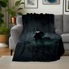 Batman Art Print Poster Dark Knight Wall DecorBlanket Flannel Throw Blanket for Sofa, Bed, Travel, Camping, Office, Couch, Chair