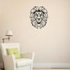 Abstrakte Kreative Schwarze Tier Löwe Eisen Wanddekoration Eisen Wandskulptur Heim Hängende Dekoration Dekoration