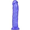 Straight General Eggless Dildo Crystal Simulation Penis Transparent Jelly Wearing Female Masturbation Device