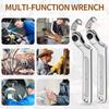 Set Round/Square Head Hook Wrench Screw Nuts Adjustable Universal Wrench  Motorcycle Bike  Repair