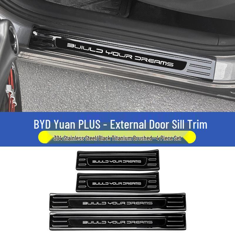 BYD Yuan PLUS ATTO3 Stainless Steel Door Sill Protector