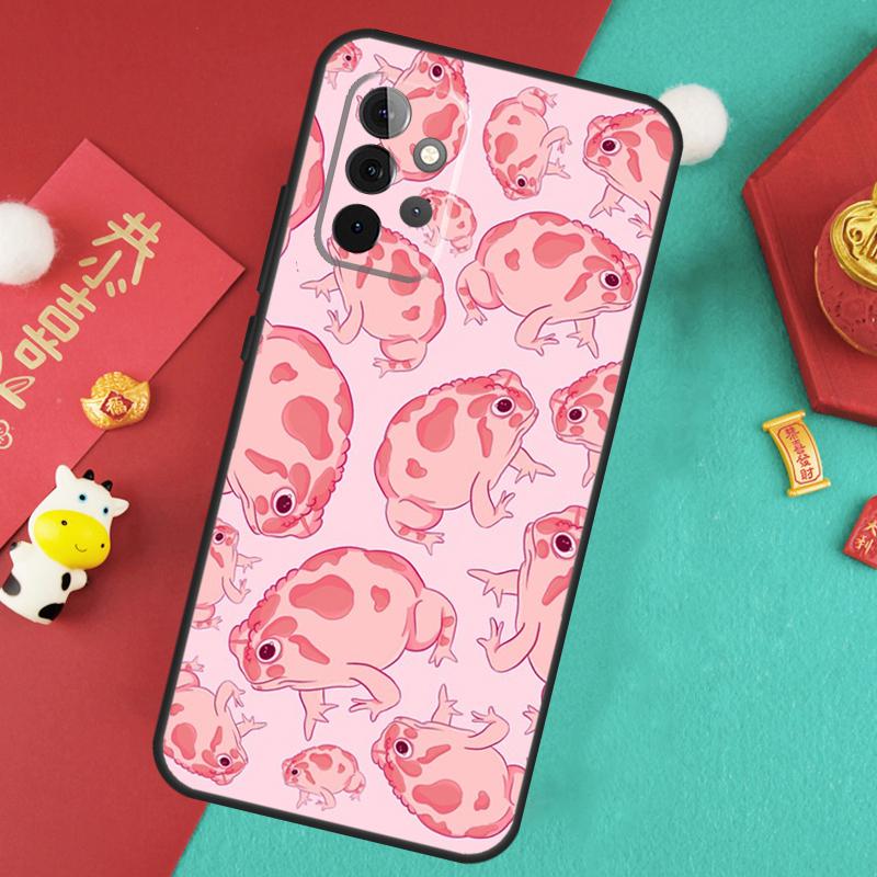 Cute Cartoon Frog Collage Case For Samsung Galaxy A56 A36 A26 A16 A06 A13 A33 A53 A15 A35 A55 A34 A54 A12 A32 A52 A17