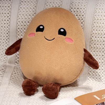 New Cute Little Potato Doll Simulation Potato Plush Toy Bag Pendant Keychain Gift