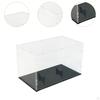 Acrylic Rugby Ball Display Box 12.5x7x7.4inch Accessory Versatile Dustproof Sturdylightweight