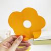Yousheng Acrylic Flower Coaster Heat-Resistant Cute Clear Cup Mat for Desk Kitchen Living Room Waterproof Non-Slip Reusable Drink Mat for Mugs