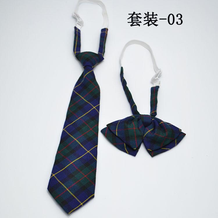 Kinderkrawatte Polyester Gestreift Baumwolle Karomuster Krawatte Schuluniform Auftrittsaccessoires