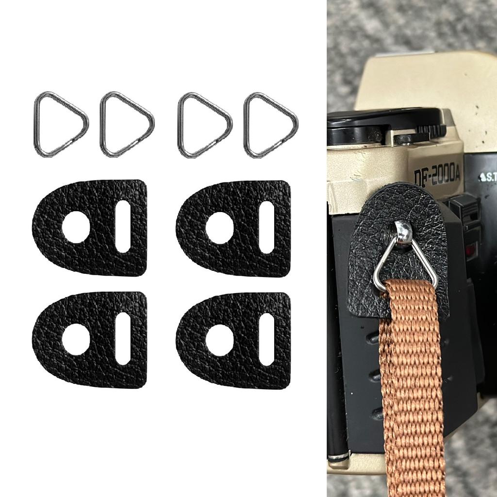 2 Perechi Nou Husă Protectoare Piele Curea Cameră Inel Despicat Cârlig Pentru Fujifilm Canon Nikon Olympus Pentax Cameră DSLR