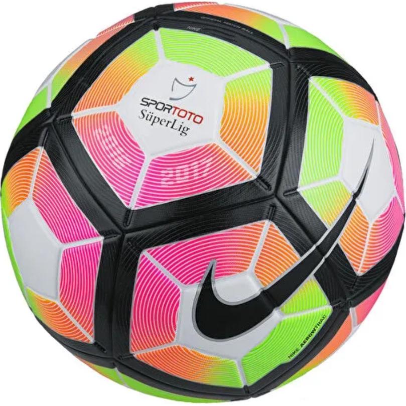 

Nike Size 5 Soccer Ball Pu Unisex Black Red White Green SC2986-100 Size 5 Ball