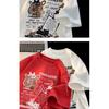 Short Sleeve T-shirt Men's Fashion Brand Summer Loose Half Sleeve 2024 New Internet Celebrity Fashion Ins Simple Printed Top