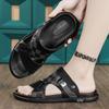 Summer Fashion New Beach Slippers Outdoor Platform Men's Dual-purpose Sandals Breathable Fashion Versatile Slippers