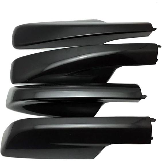 Fit for Highlander 2001-2007 Black Car Styling Roof Rack Cover Center Bar Rail End Shell 6P Replacement(2pcs)