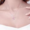 Barbie necklace [Original Design] Pink Butterfly Heart, Temperament and High-end Ins Style Love Confession Exquisite Gift Box Good Luck ZJYXL-YS-076