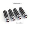 4pcs Carbon Fiber Car Door Lock Pin Door Lock Rod For BMW X1 X2 X3 X4 X5 X6 X7 G30 G20 Auto Knob Pull Security Insurance Sticker rvzc66