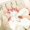 30 Pieces of Glue-back Nail Wear Nail Patches Finished Nail Pieces Short Ladder Short Square Nail Art Pieces