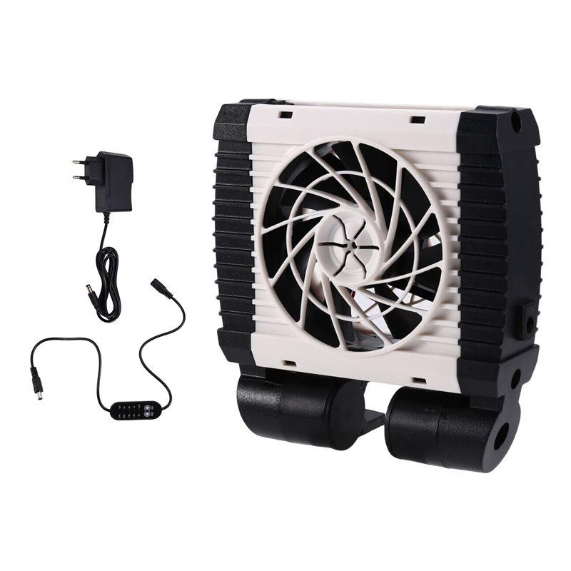M-Modern-EU PLUG Fish Tank Cooling Fan Aquarium Fish Tank Adjustable Fan With 6 Wind Speeds Aquarium Cooler Chiller