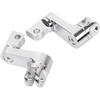 Chrome Driver Passenger Male Mount Foot Peg Extensions for Harley Dyna Softail Fat Boy Sportster Touring Electra Glide Street Glide Chopper Move