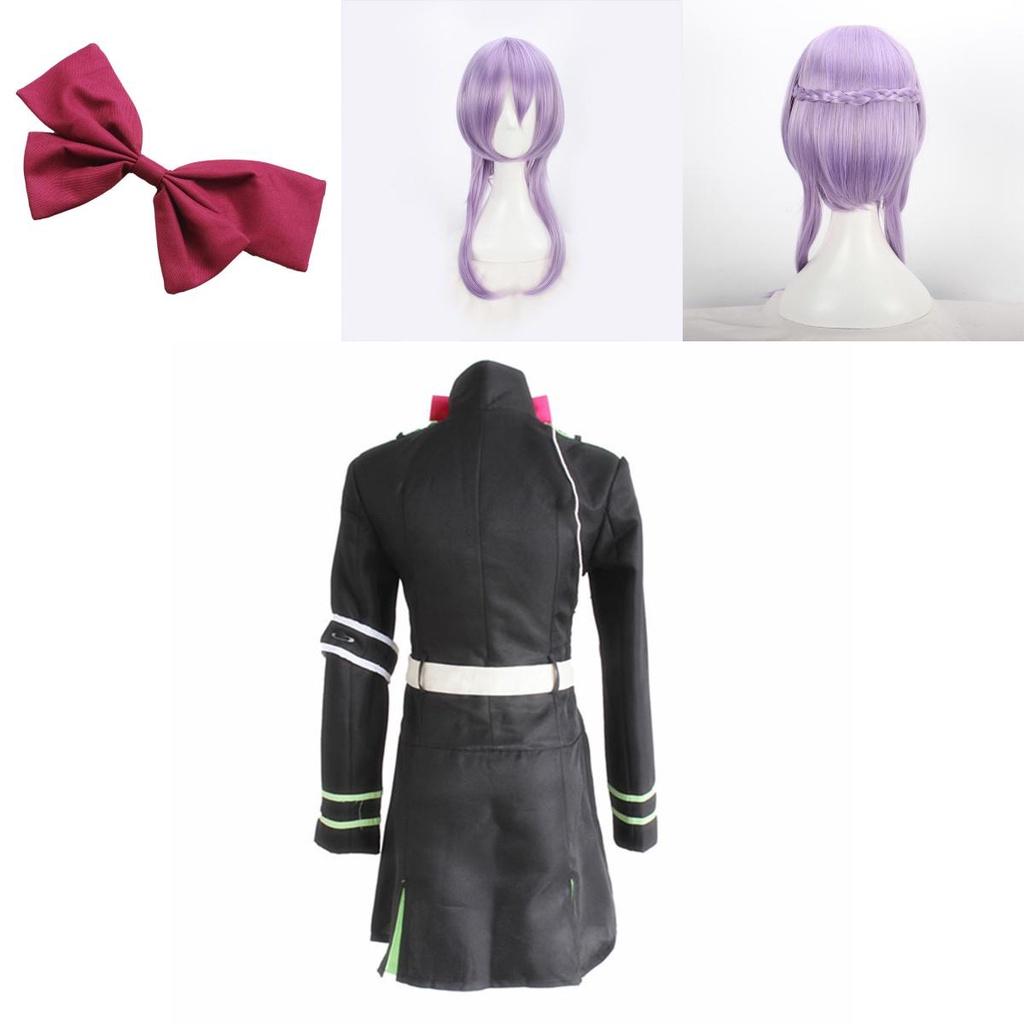 Premium Quality Seraph Of The End Shinoa Hragi Cosplay Costume Dress With Comfortable Fit