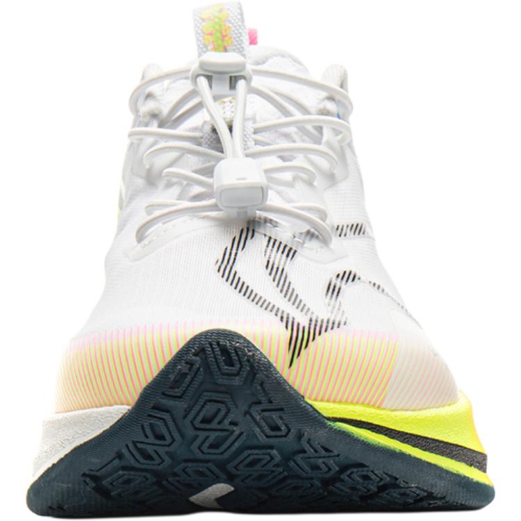 Li Ning Children Red Rabbit 8 Pro Comfortable Versatile Shock Absorbing Durable Low Top Running Shoes Kids sneaker White YKFV154-5