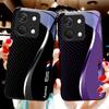 Kreative Kurve Für OnePlus Nord 3 5 6T 7 Pro 8 12 10T Reno8 Lite 5G 10R Nord N30 Hartschalen-Schutzhülle aus gehärtetem Glas Schwarz