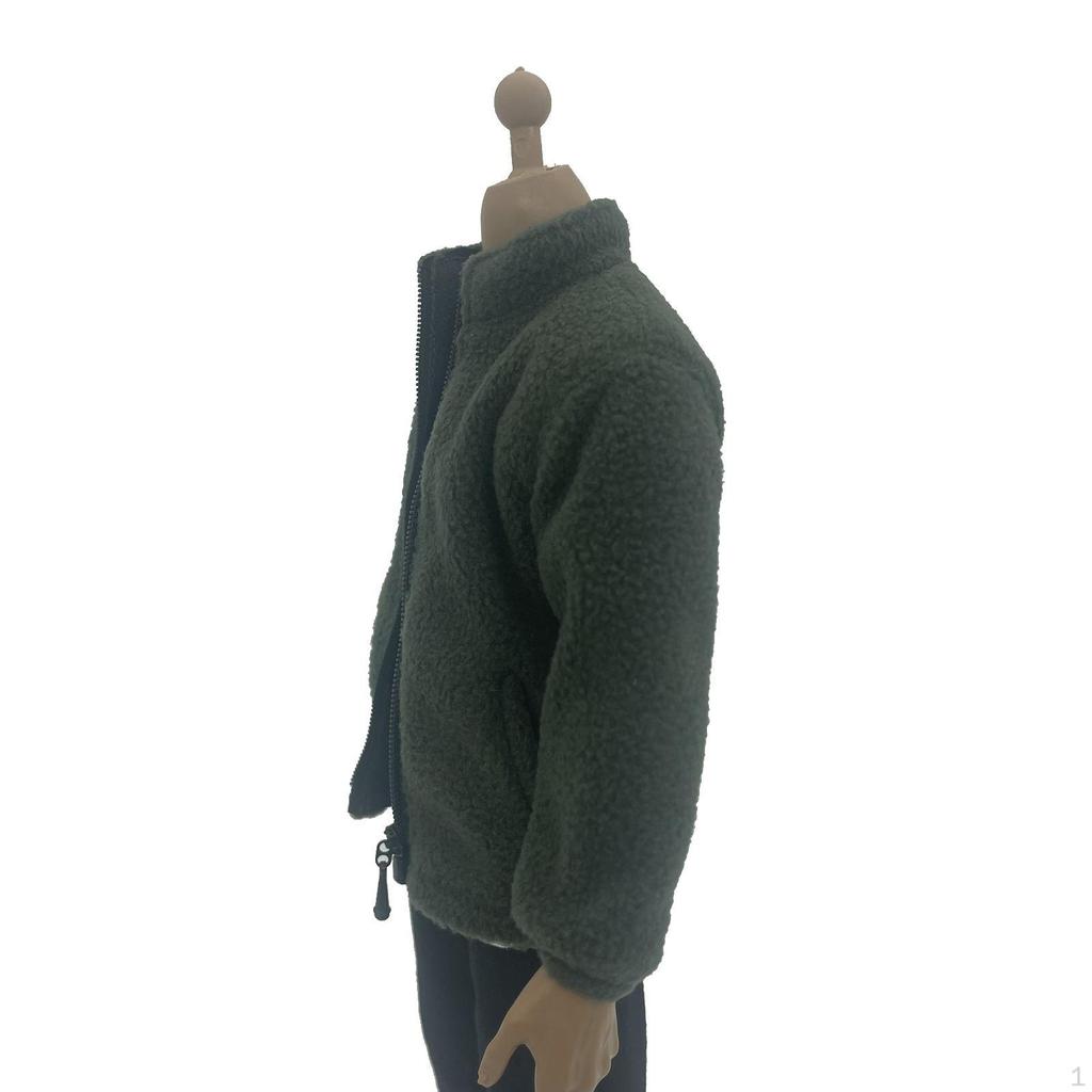1/12 Male Coat Figure Costume Dolls Dress up Accessory Fashion Jacket Miniature Soldier