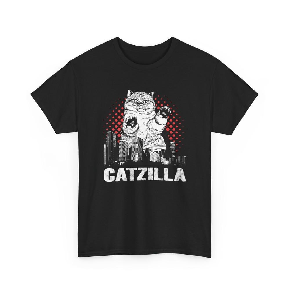 

Catzilla Tshirt | Catzilla Shirt | Catzilla T-shirt | Funny Black Cat Shirt A M