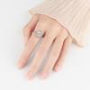 Moon Star Rotating Open Ring For Women Adjustable Stress Relief Anxiety Spinner Band Fashion Versatile Jewelry