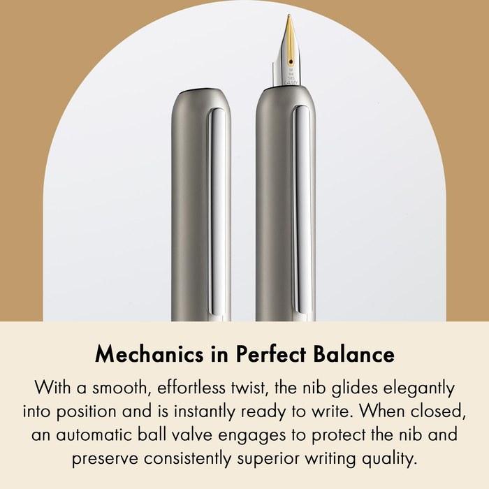 [LAMY] Dialog3 Fountain Pen L74 F (Fine) Palladium Nib F
