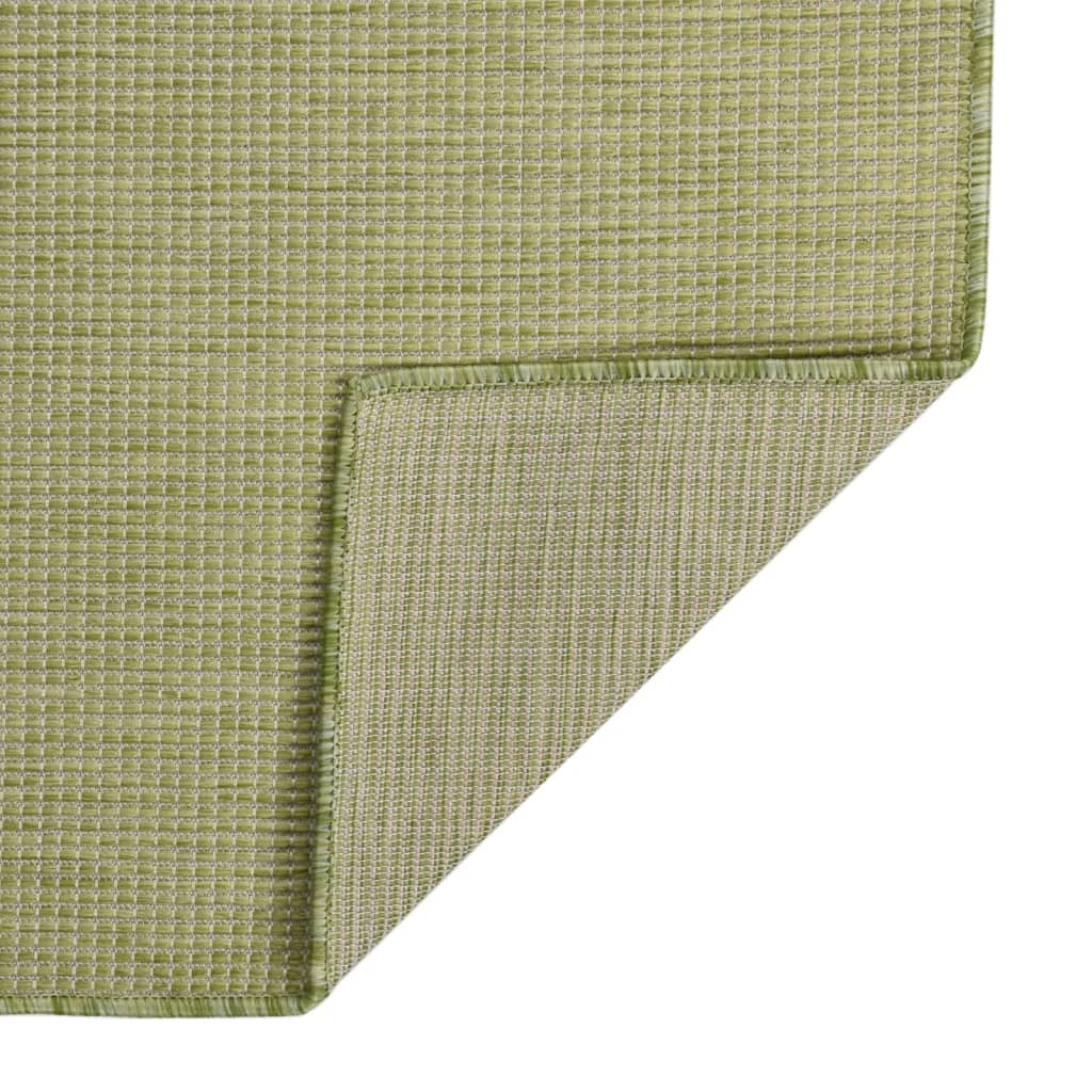 Flatweave Outdoor Rug, 120X170 Cm, Green