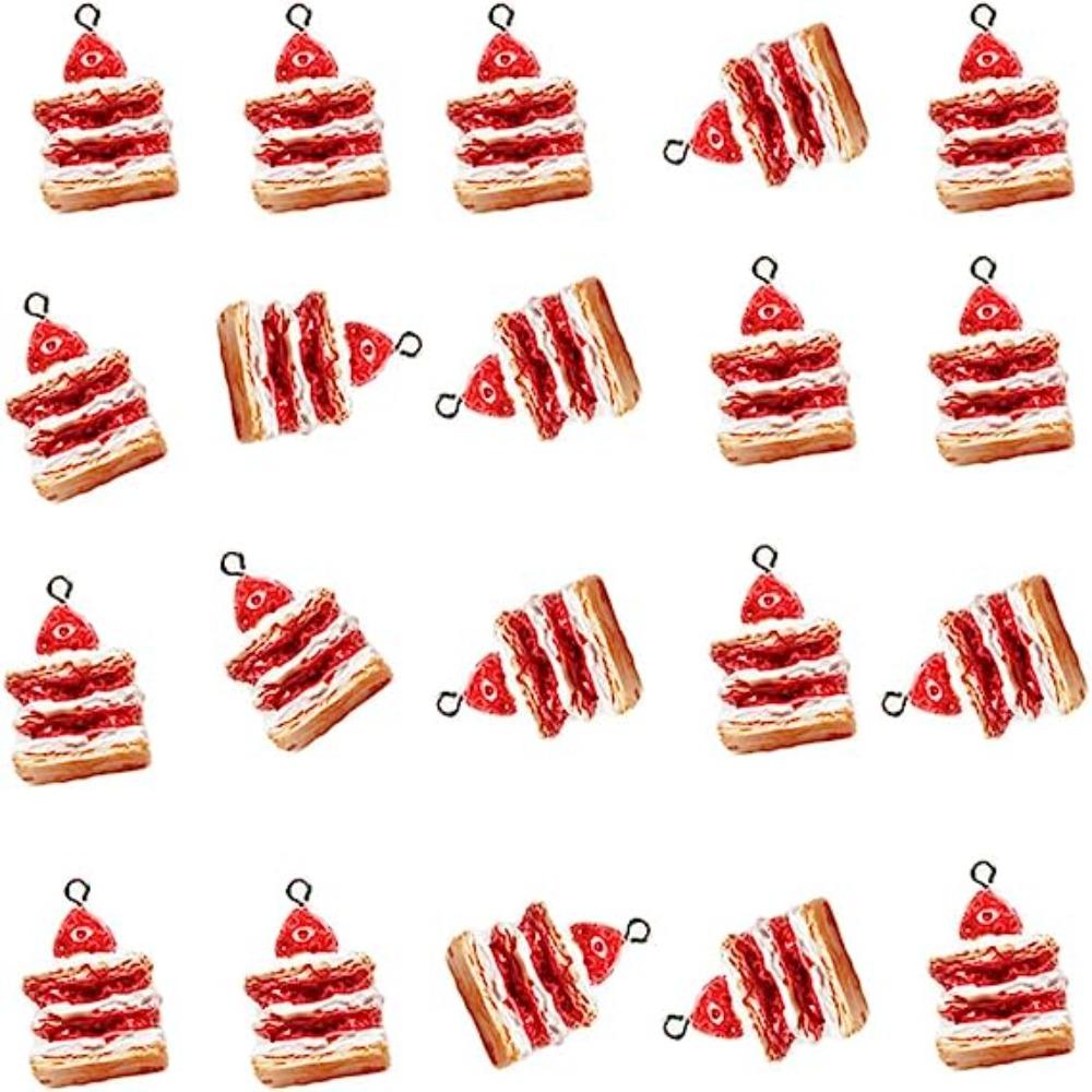 

Strawberry Pendant Food Food Pendant Chocolate DIY Production Necklace