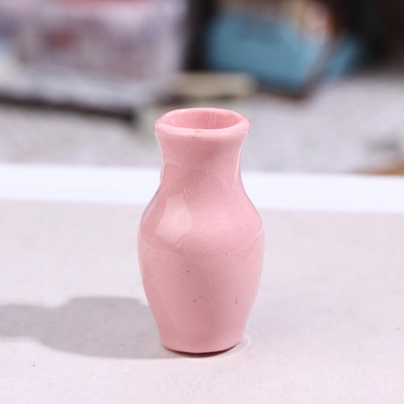 1 Stück Kreative 3D Stereo Heimdekoration Magnet Ins Style Puppenhaus Miniatur Keramik Kleine Vase Modell Kühlschrankaufkleber