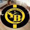 BSC Young Round Area Rug,Carpet Rug for Living Room Bedroom Sofa Playroom Decor,Non-slip Floor Mat