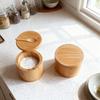 Sklenice na koření sůl Sklenice na pepř Bambusová krabička na koření Mísa Sada hrnců Sada dřevěných nádob na cukr Držák na cukr Funkce víka Více misek