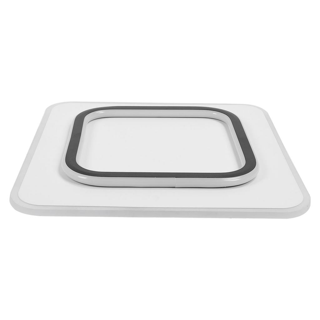 Square Modern LED Ceiling Light Dimmable Flush Mount Hallway Fixture for Living Room Bedroom