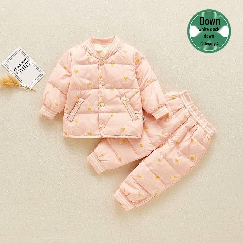 

Children s Down Jacket Liner Set: Unisex School Uniform for Medium & Large Kids - Lightweight & Warm 90cm