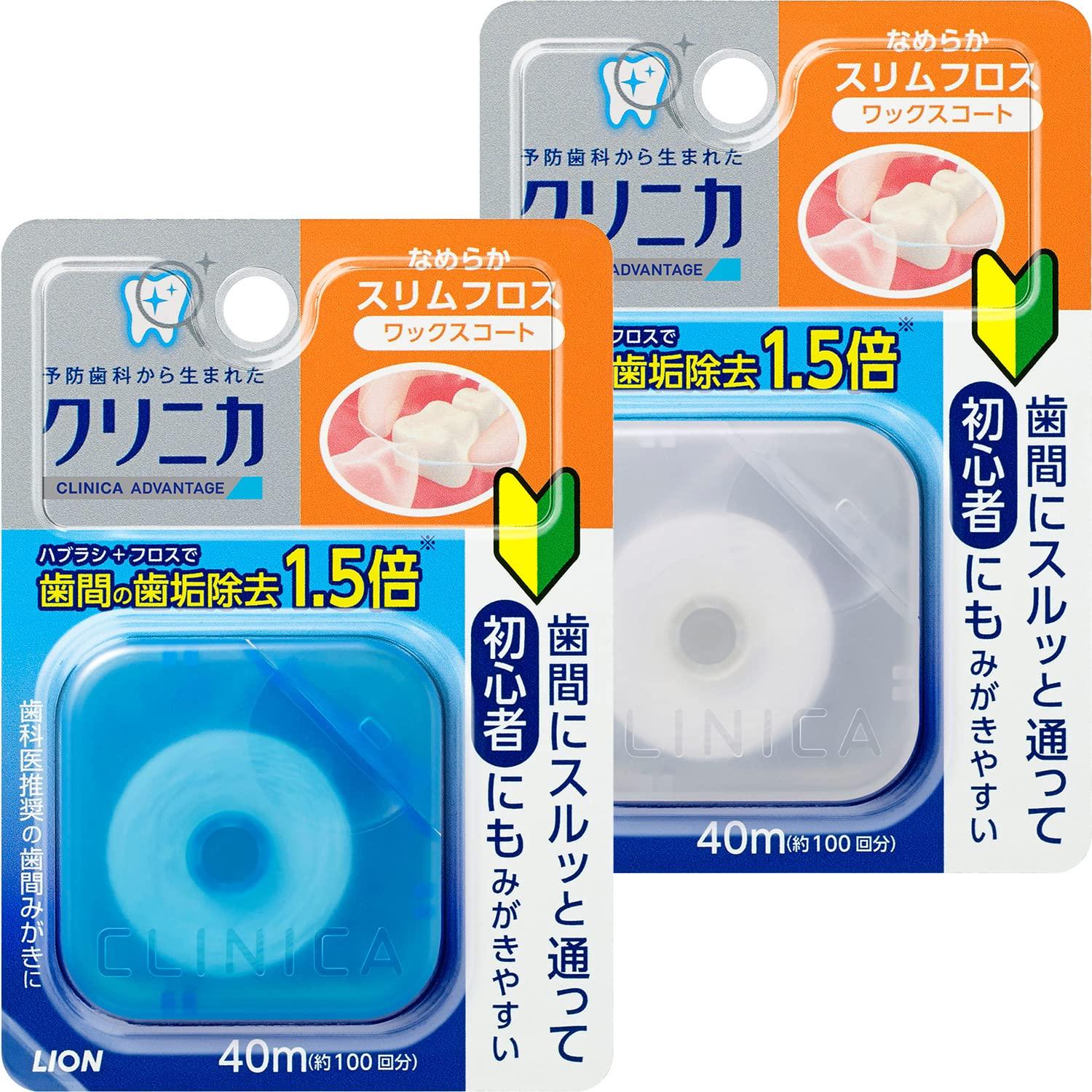

Clinica Advantage Smooth Slim Floss 40m x 2 rolls cannot be (Color selected)