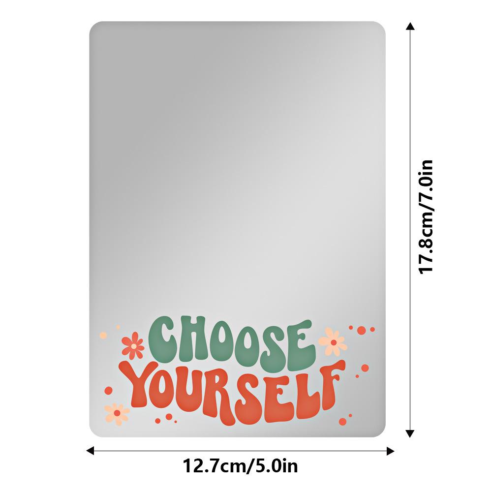 Silné magnetické zrcadlo do skříňky pro školu, kancelář, koupelnovou skříňku, lednici, akrylové zrcátko na líčení, dárek pro dospívající dívky