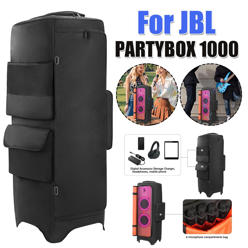 

Dust Cover Zipper Closure Portable Speaker Dust Case Foldable Double-Sided Speaker Storage Bag for JBL PARTYBOX 1000 Bag CHINA