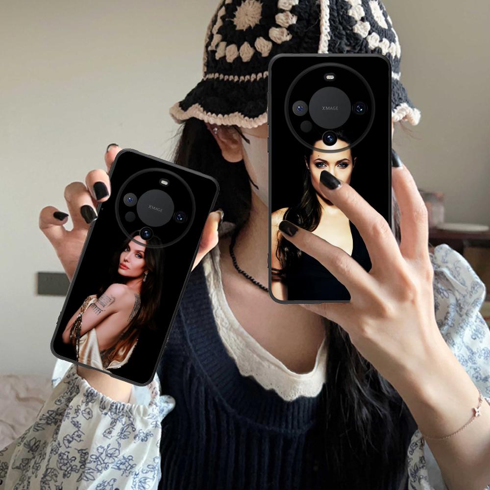 Angel Jolie Mobile Cell Phone Case for Huawei Mate 60 50 40 30 20 10 Pro Plus Lite E 5G Colorful Printing Cover Luxury Pretty
