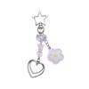 Multicolor Car Keychain for Women Stylish Pentagrams Keyrings for Fashion Lovers