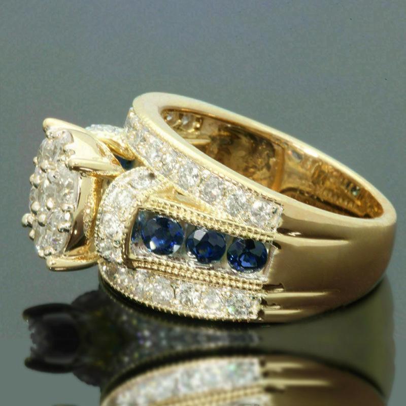 High-End Luxury Banquet Shiny Ring Women, Fashionable Dress With Ring, Popular Light Luxury Jewelry