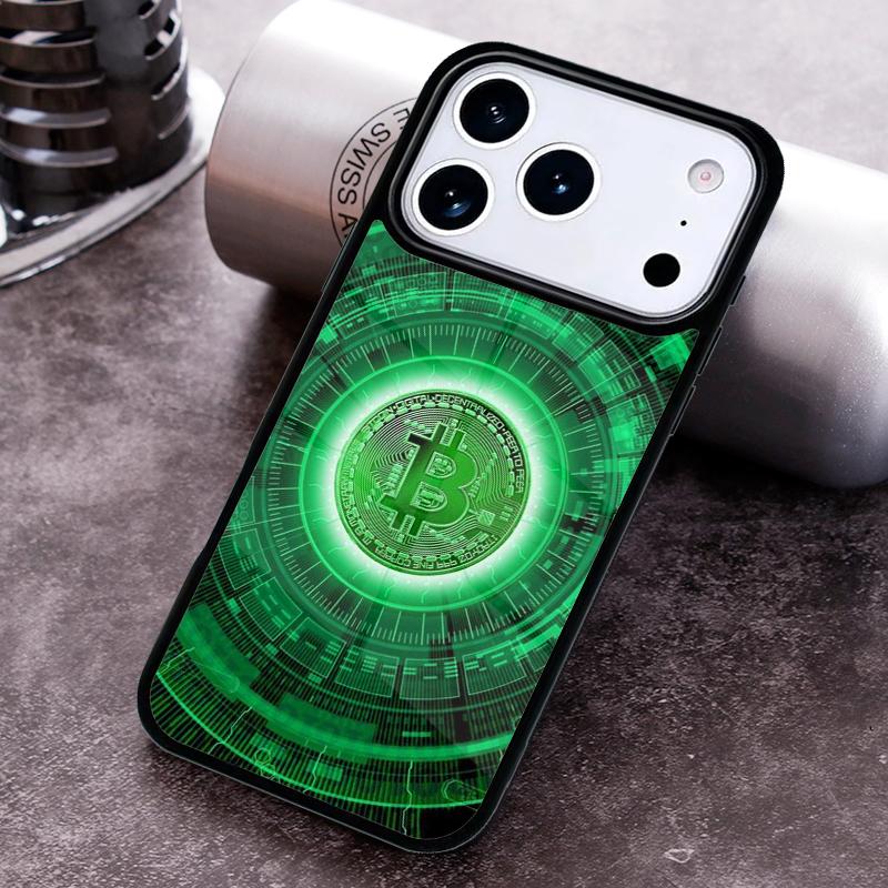 Bitcoin BTC Handyhülle für iPhone 17 16 15 14 13 12 11 Pro Max Plus 17Air Weiche Silikonhülle