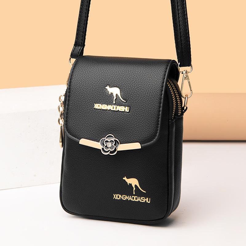 Mom Bag Light Luxury Single Shoulder Soft Leather Fashionable Women'S Texture Messenger Bag Bag High Sense