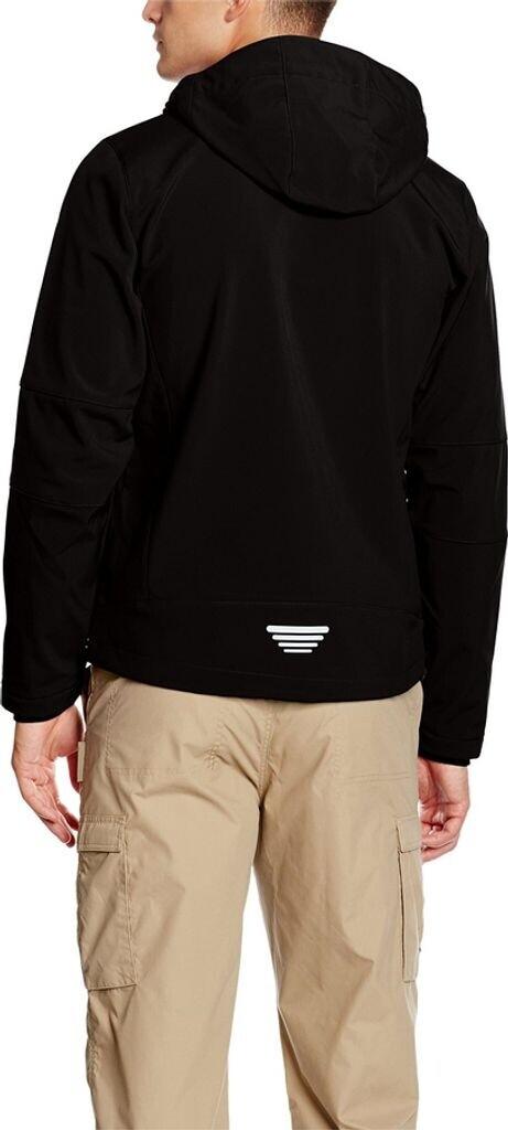 Куртка CMP мужская софтшелл с отстегивающимся капюшоном (3A01787N) nero