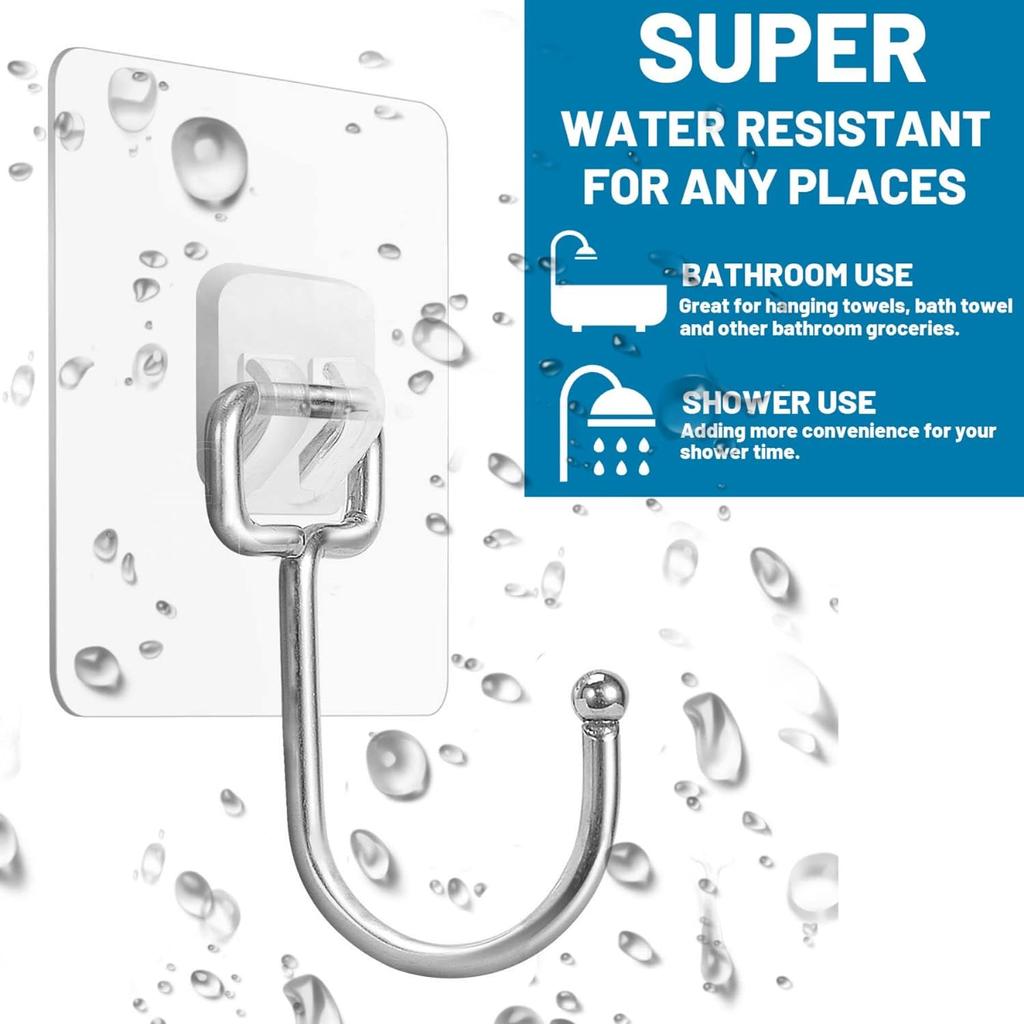 10Pcs Big Size Transparent Strong Self Adhesive Door Wall Hangers Hooks Suction Heavy Load Rack Cup Sucker for Kitchen Bathroom