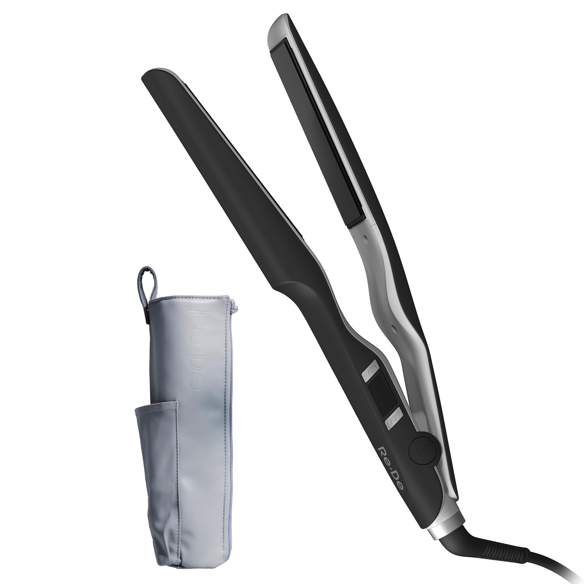 

Hair Straight Smooth Hair Straightener Hair Straight Case Storage Re De HS01A-BK (Black) + Re De (Heat-Resistant Pouch) чёрный