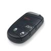 KEYYOU 2/3/4/5BTN Car Smart Key Case Shell For Jeep Grand Cherokee Dodge Ram 1500 Journey Charger Dart Challenger Durango