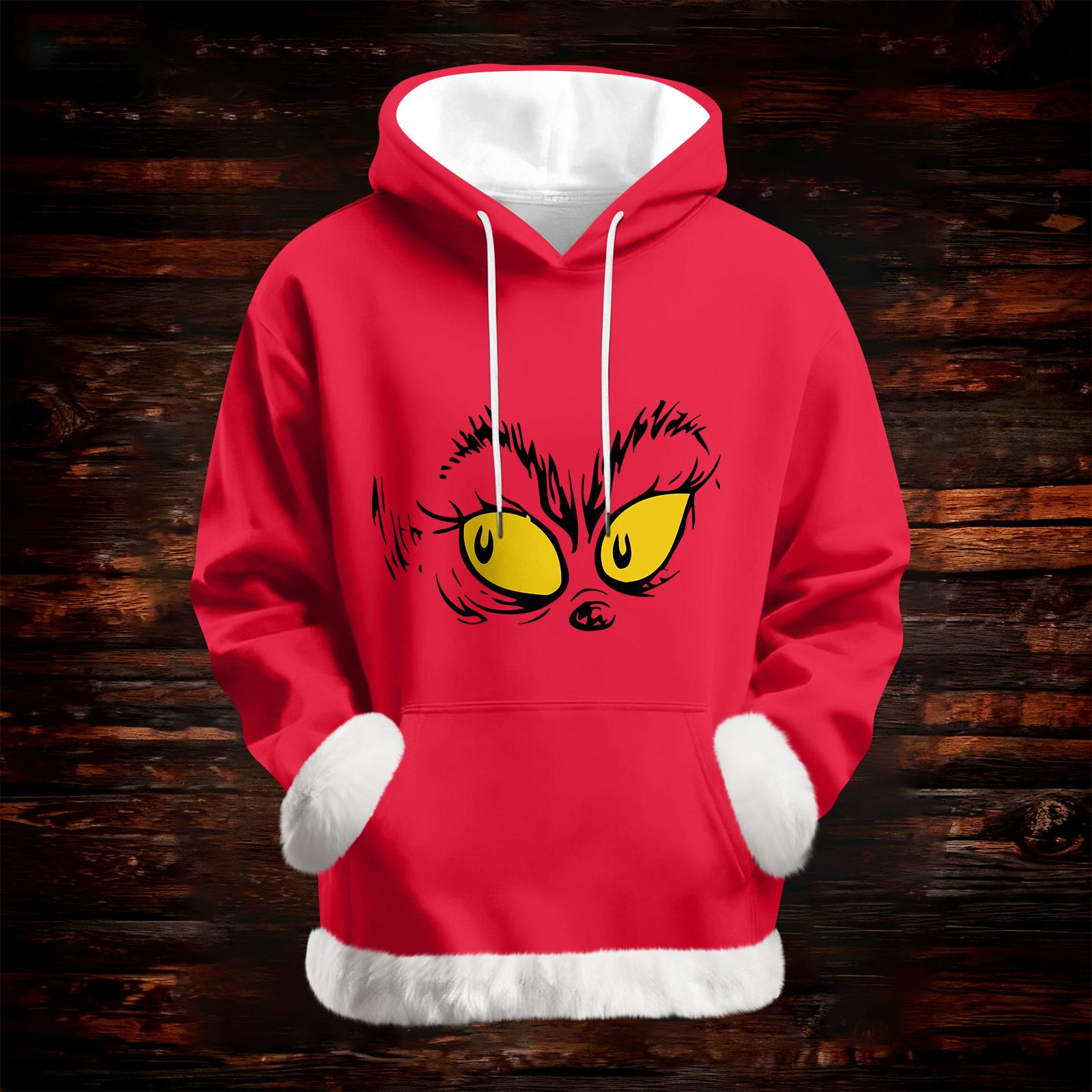 

Women s Casual Fashion Print Long Sleeve Hooded Sweatshirt Top XL винный